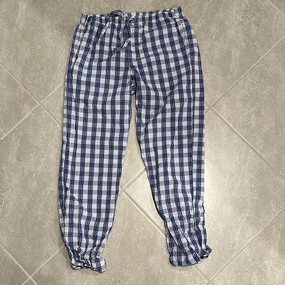 NWT Old Navy Blue and White Striped Pajama Pants-1 - Picture 2 of 2